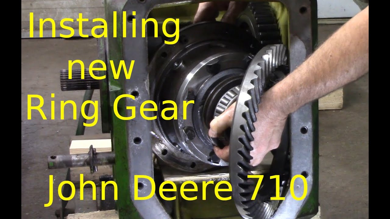 Ep 31  transferring the crown gear from 510 to 710 final drive