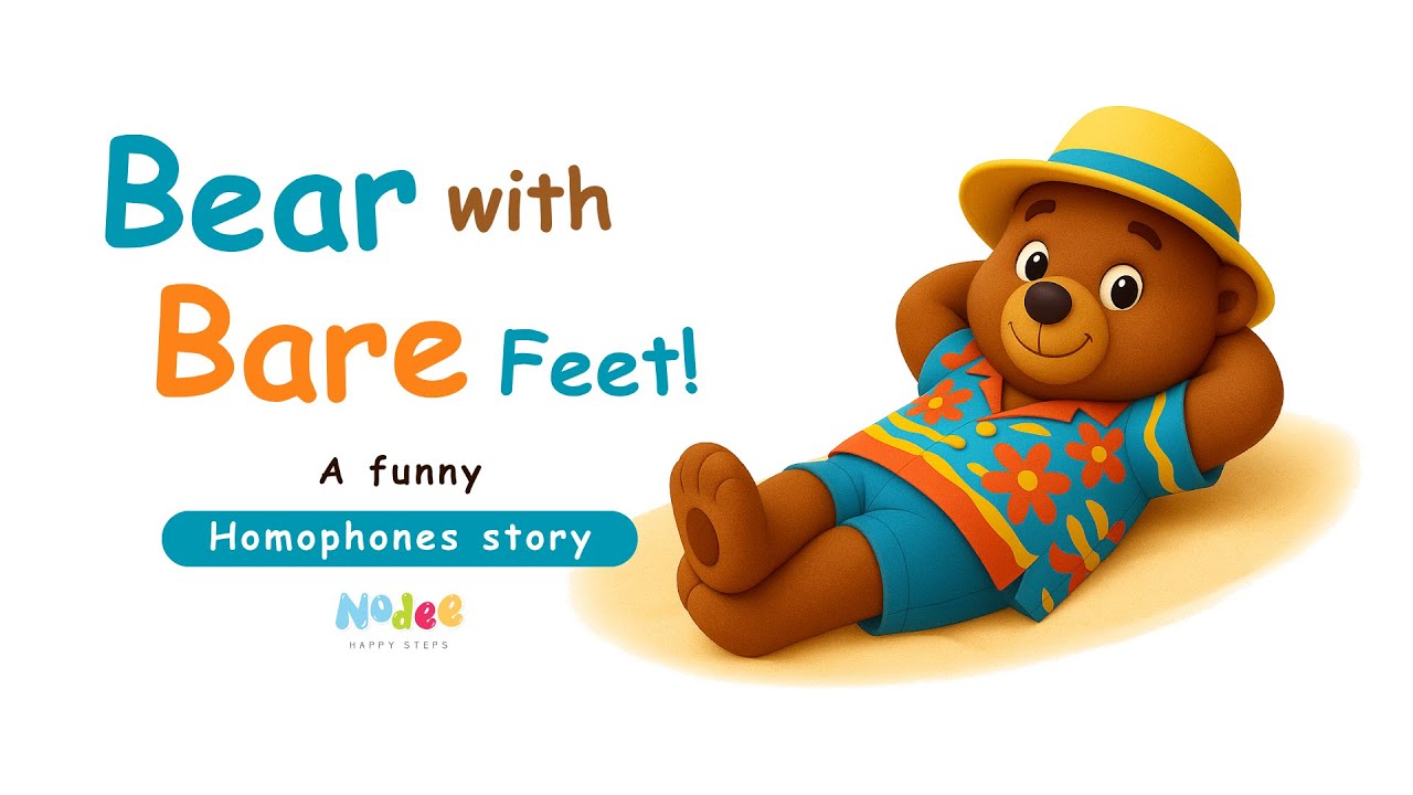 Homophones for Kids | Bear & Bare – English Grammar | English Story for kids