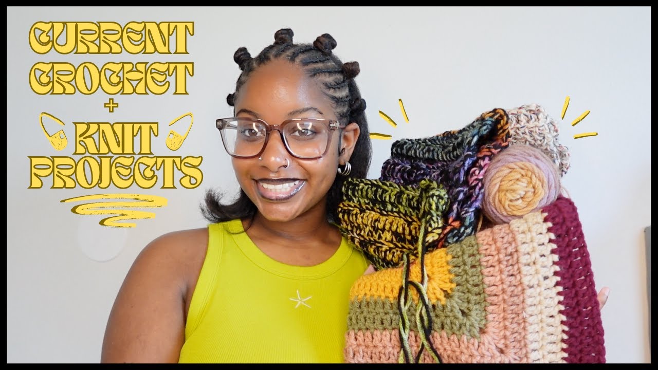 WIP WEDNESDAY SHOWING MY CROCHET/KNIT WIPS + (OTHER POTENTIAL FIBER ART PROJECTS)#wipwednesday