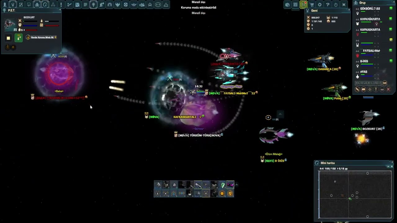 DarkOrbit Tr4-6 NOVA Birliği Genel Savaş