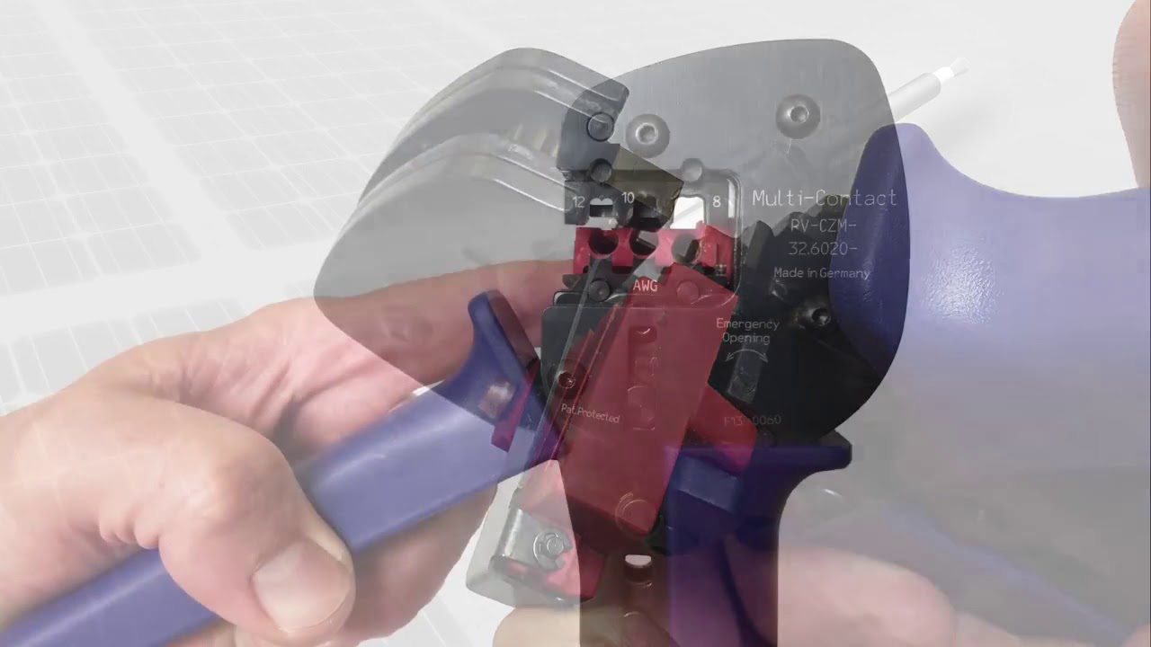 Como montar um conector MC4 Stäubli