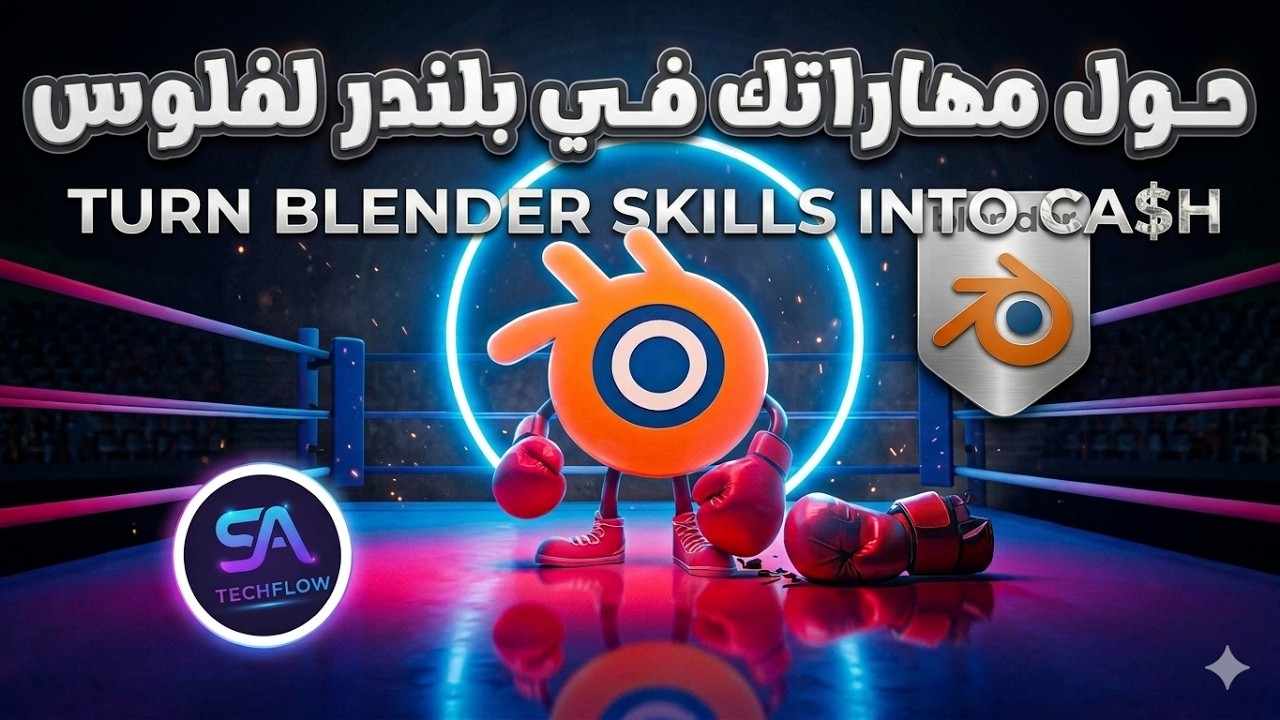 إزاي تتعلم بلندر وتوصل للاحتراف أفضل طرق الربح من بلندر وتصميم الثري دي
