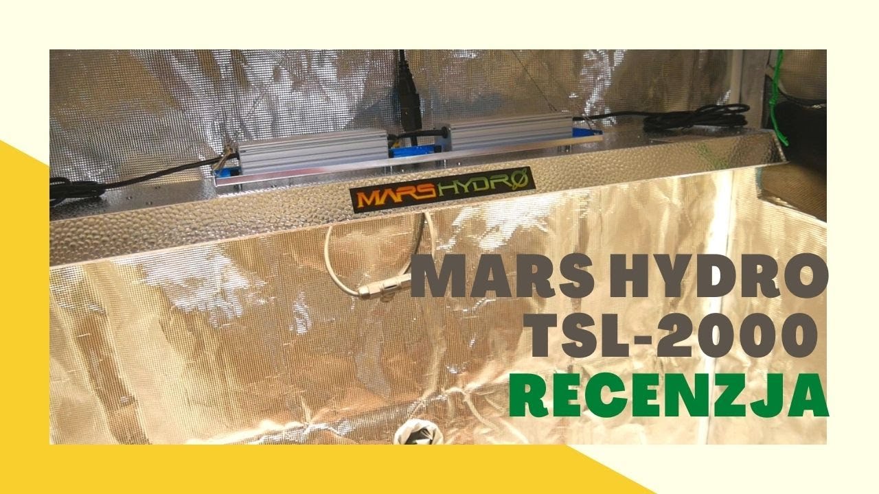 Recenzja lampy led Mars Hydro TSL 2000 test