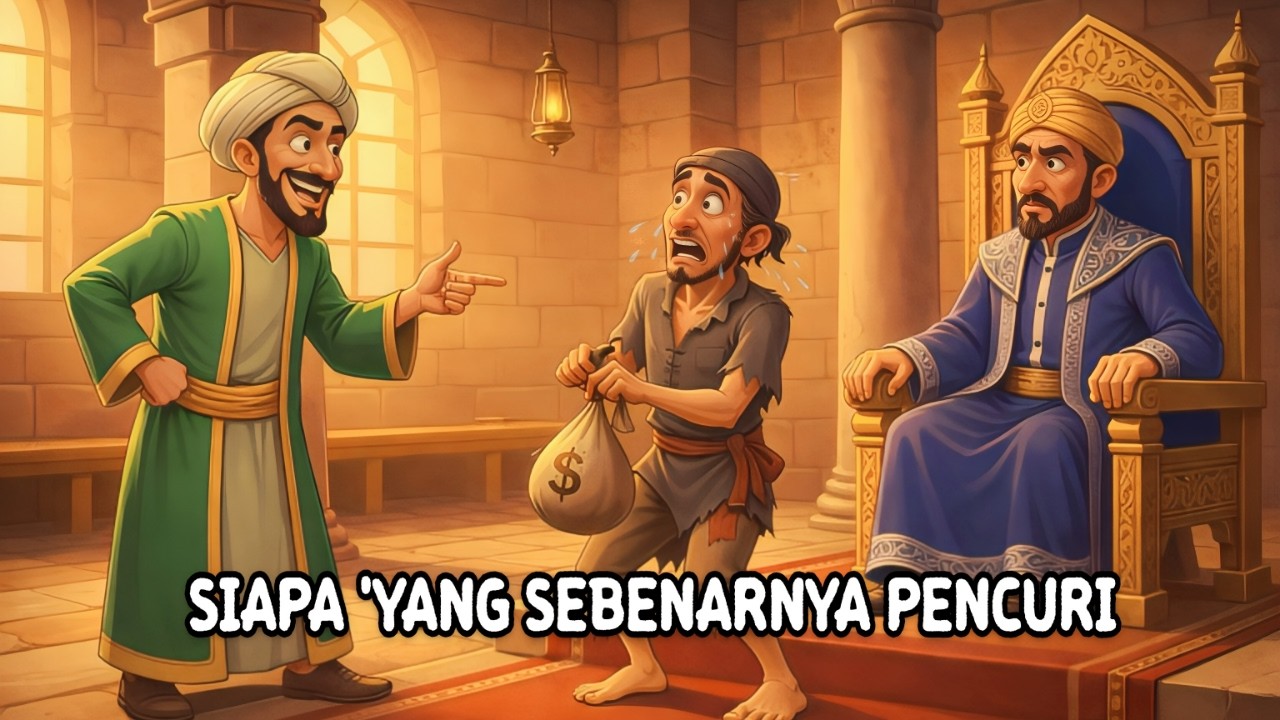 HAKIM BINGUNG SIAPA SEBENARNYA PENCURI ?  HUMOR SUFI ABU NAWAS