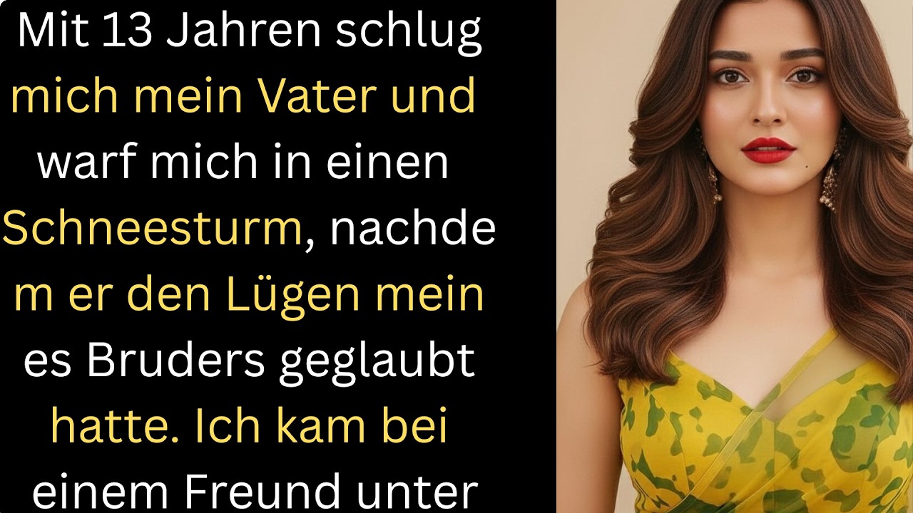 Mit 13 warf mich mein Vater wegen der Lügen meines Bruders in einen Schneesturm hinaus