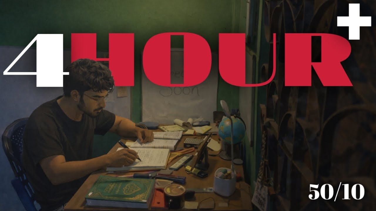 LIVE Study With Me | Silent Pomodoro 50/10 | 4+ Hours