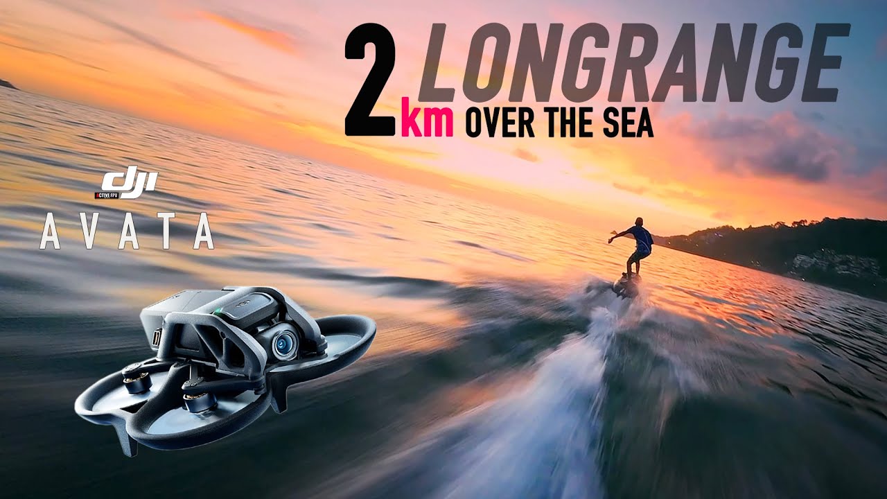 DJI AVATA 3.5 LONG RANGE SUNSET SHOT | M-MODE FREESTYLE TRAVEL | DJI ACTION2 2.7K | PHUKET BEACH
