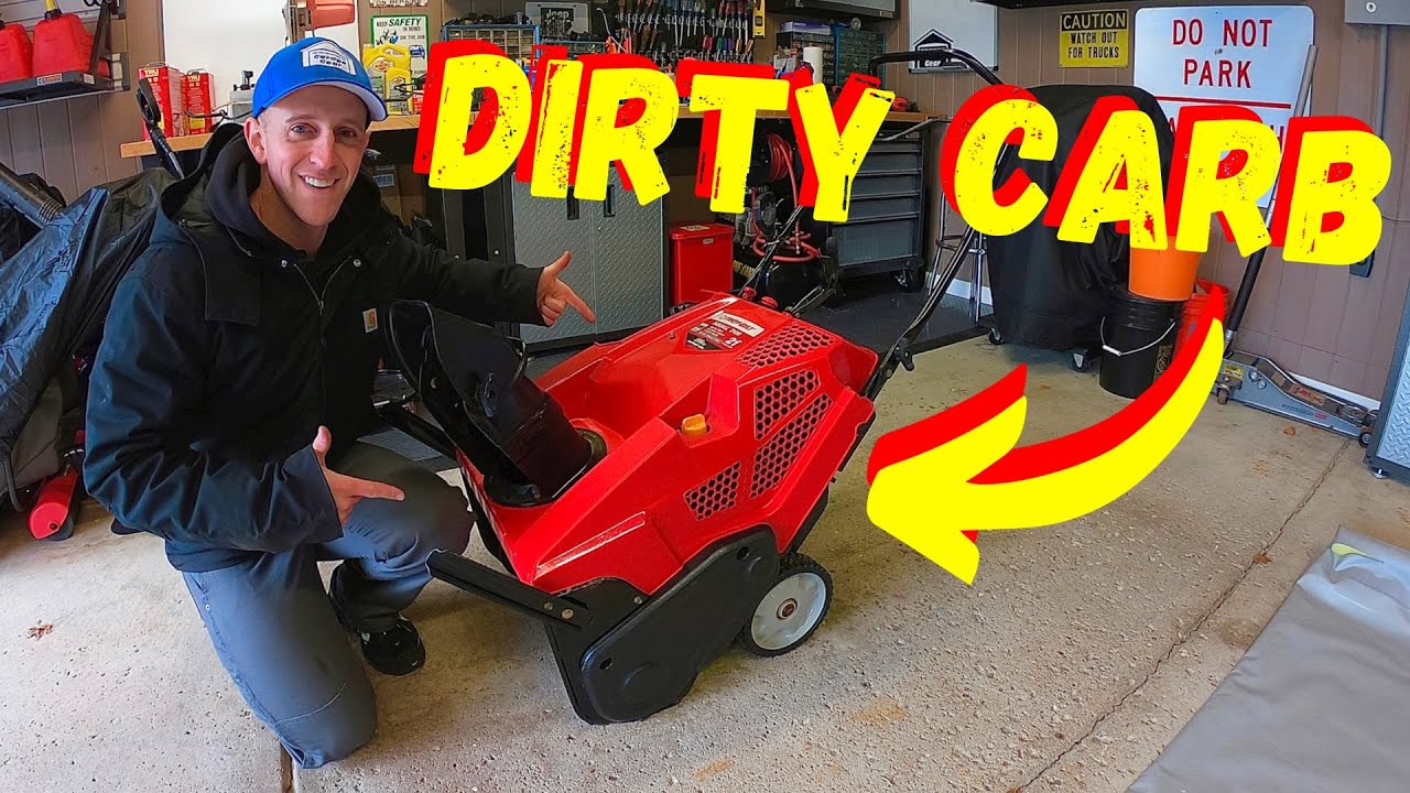 КАК ОЧИСТИТЬ КАРБЮРАТОР СНЕГОУБОРЩИКА TROY BILT SQUALL 2100