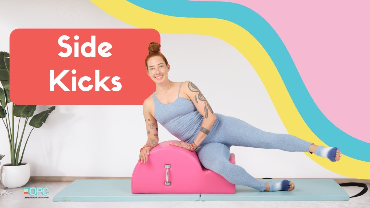 Side Kicks on the Spine Corrector | Online Pilates Classes