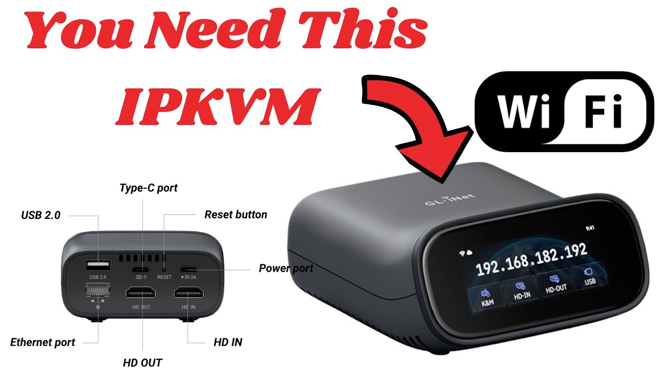 GL.iNet Comet Pro, ЛУЧШИЙ KVM-переключатель с Wi-Fi. @GLTechnologies