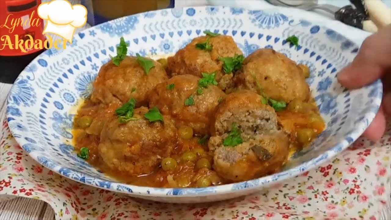 Tagine de boulettes d aubergines plat estival familial دولمة باذنجال