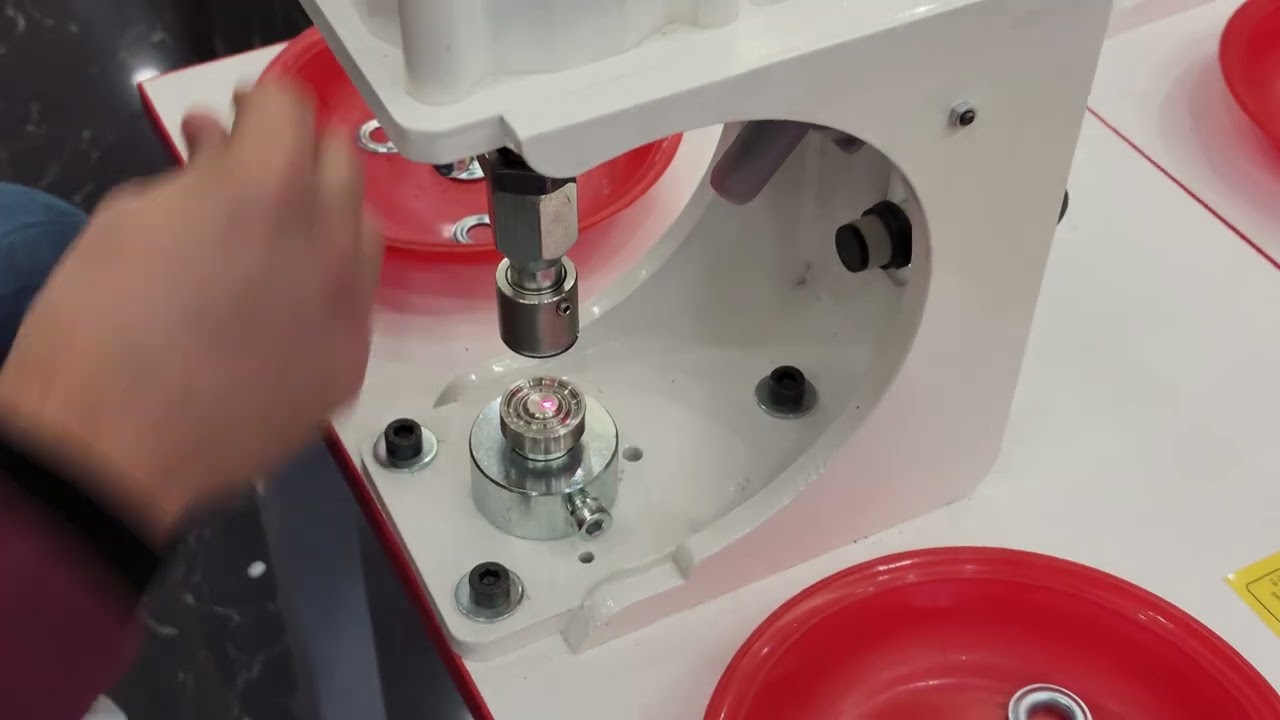 elektrikli çıt çıt kuşgözü perçin düğme rivet çakma makinası kanmak km400s