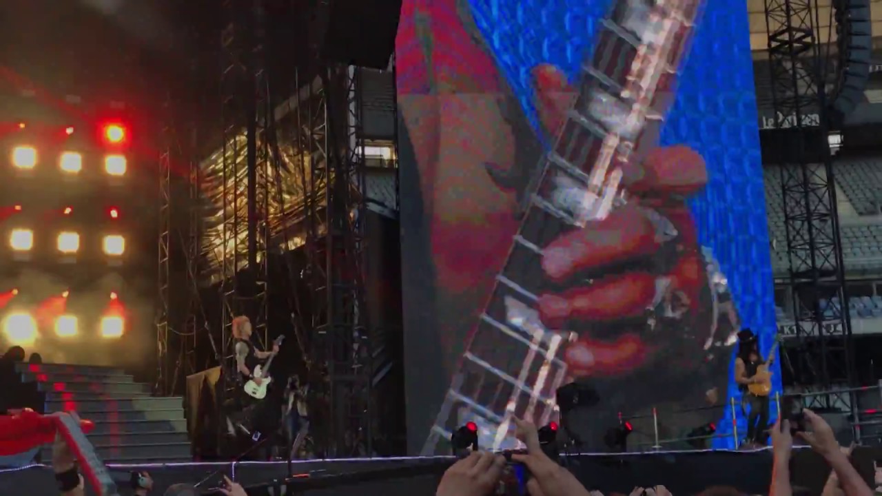 Guns N' Roses - Double Talkin' Jive (Live, Paris, Stade de France, 7/7/2017) HD+unsaturated sound