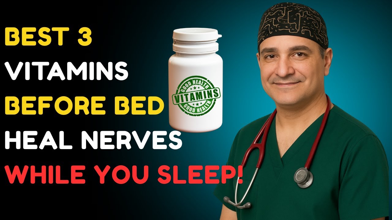 3 Bedtime Vitamins for Stronger Legs After 60 - Dr. Pradip Jamnadas