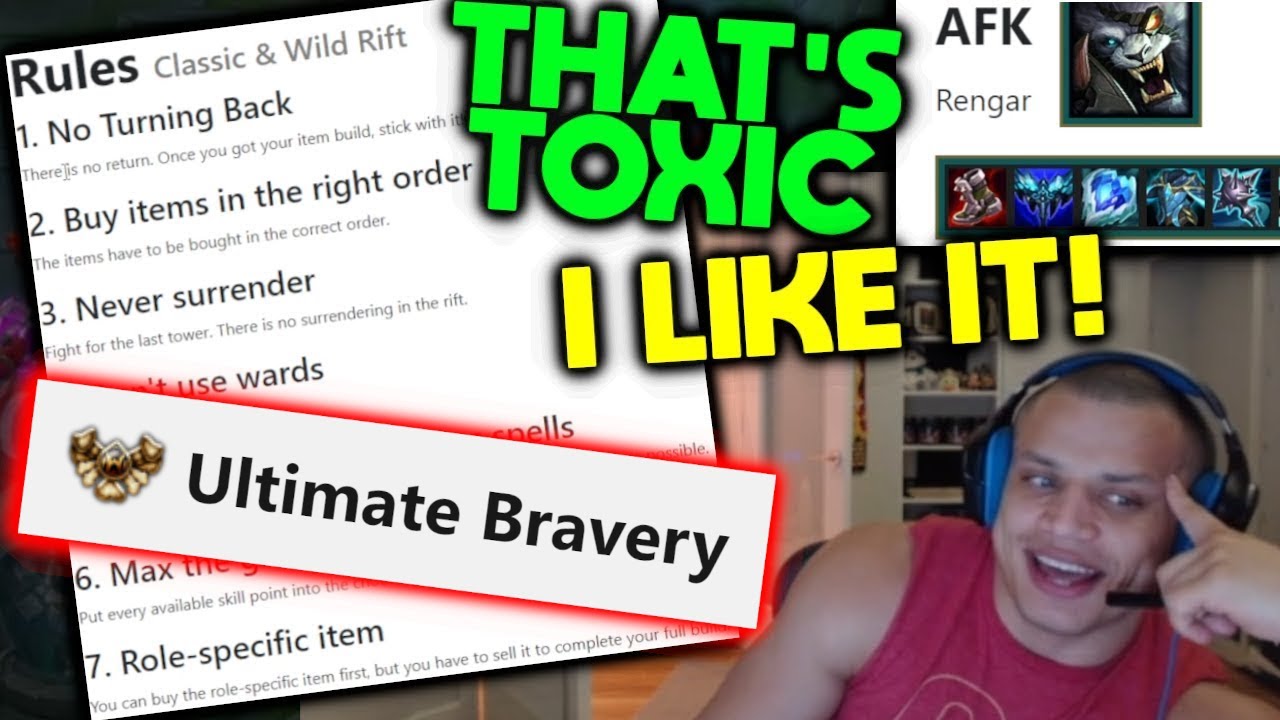 Tyler1 takes on Ultimate Bravery Challenge!