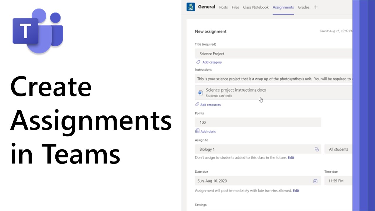 Как создавать задания в Microsoft Teams (2021)