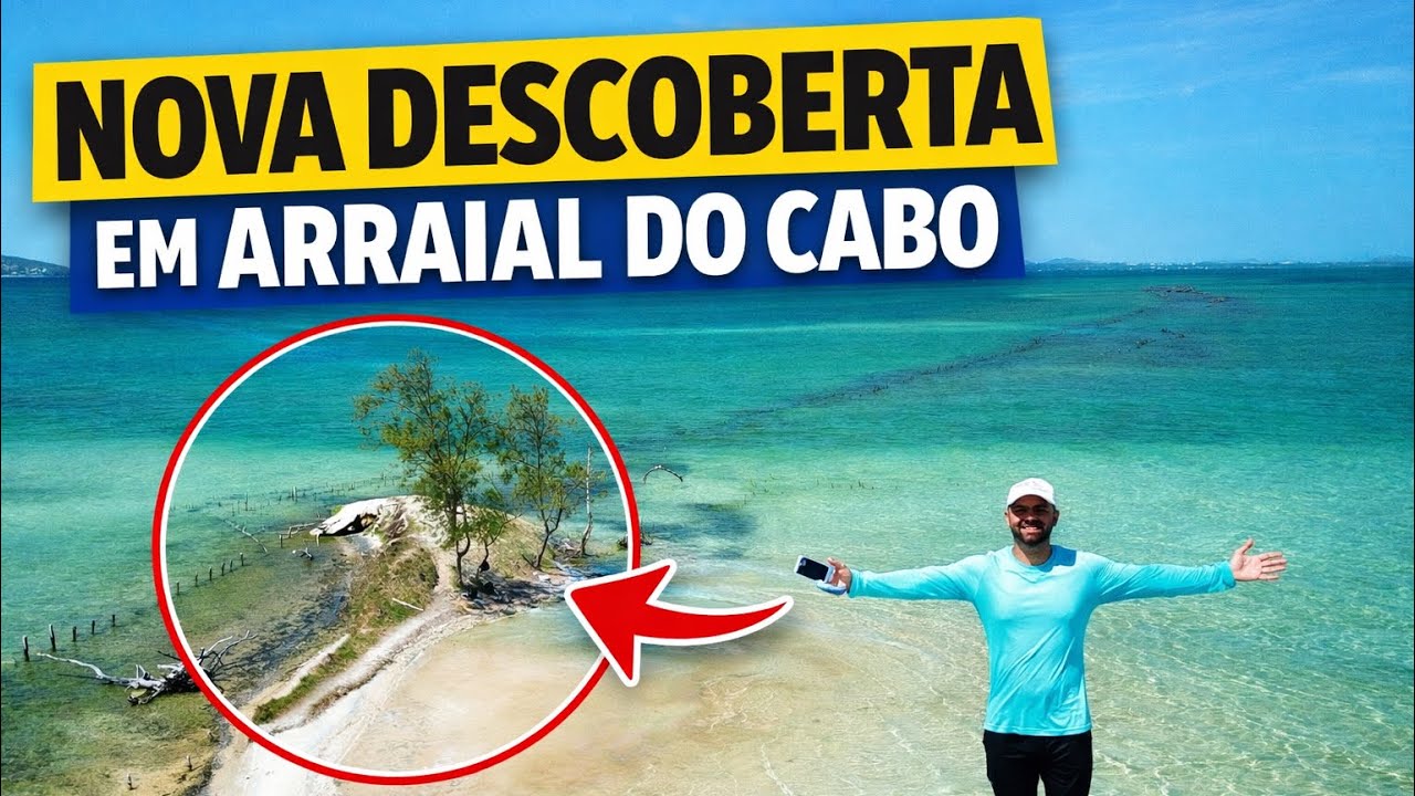 Essa ILHOTA DE MASSAMBABA surgiu em Arraial do Cabo e quase ninguém conhece 😱 (4K)