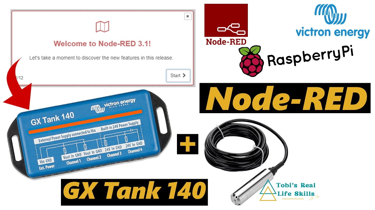Victron GX Tank 140 and Node Red