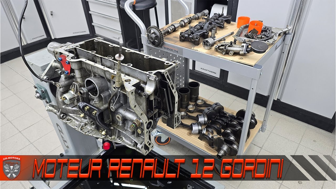 Expertise moteur Renault 12 Gordini après démontage