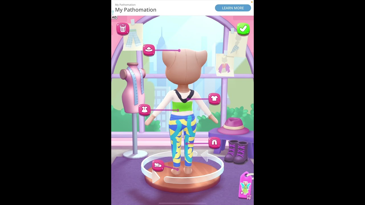 Let’s make Zoey clothes in the talking Angela 2￼