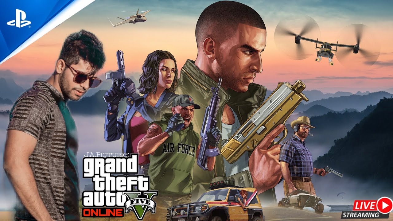🎮 ( GTA 5) grand theft auto 5 online gameplay walkthrough ( PS5 ) 🔴 livestream 2026 4k60fps