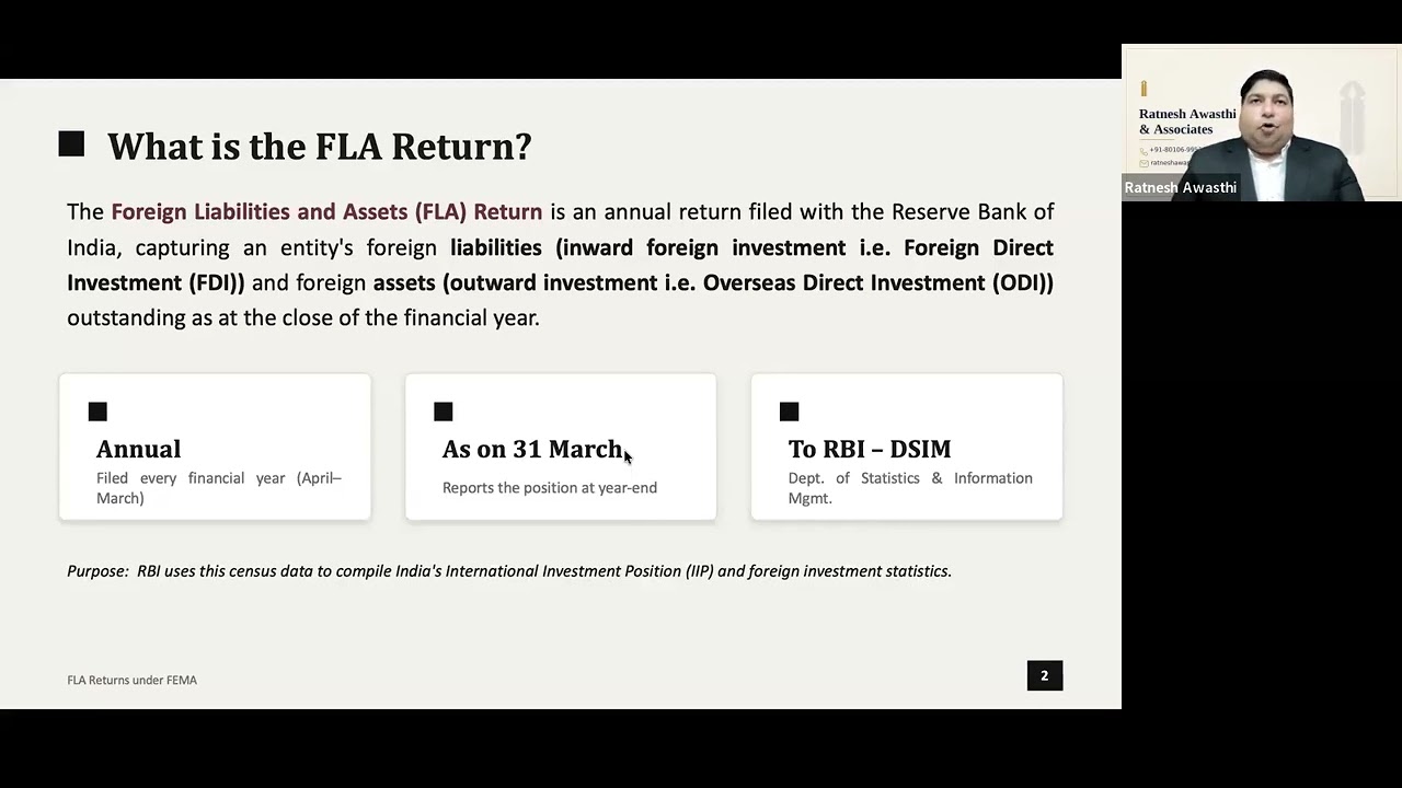 WEBINAR On FEMA &ndash; FLA Annual Return & the New Export&ndash;Import Regulations, 2026