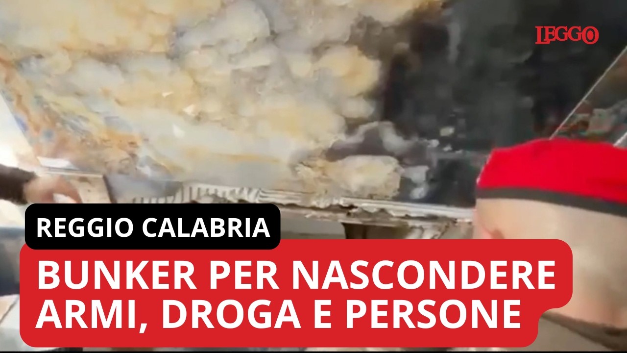 Bunker scoperto dietro la parete di marmo di una villa