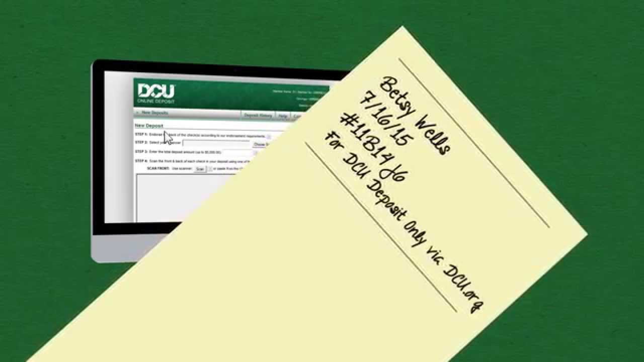 DCU Digital Federal Credit Union - How to Use Online Check Deposit