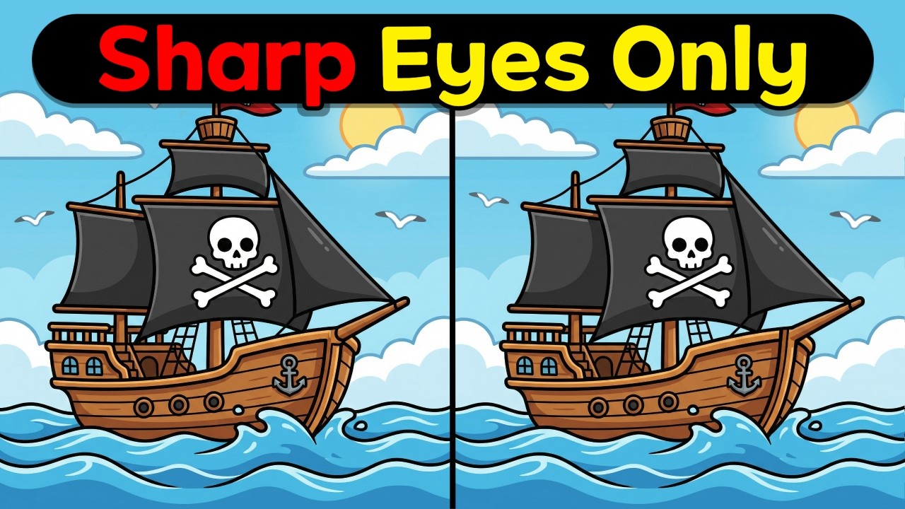 Spot The Difference : Sharp Eyes Only ( Find The Difference #25 )
