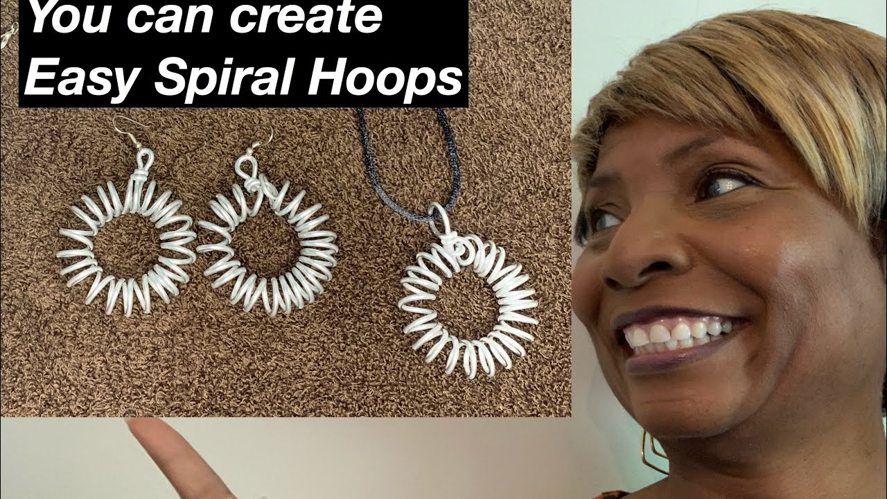 How to Create Spiral Hoop Earrings #11