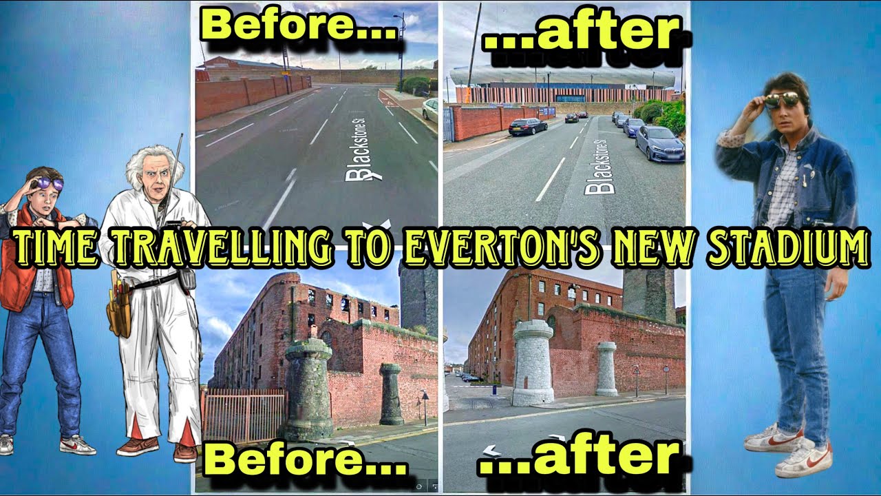 Time travelling at Everton’s new stadium in Liverpool
