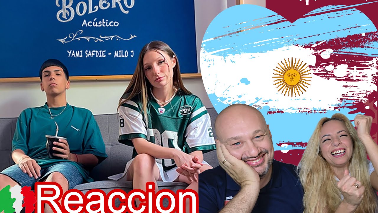 Reacción de un italiano a Yami Safdie, Milo J - El Bolero: ¡Sorpresa Musical!