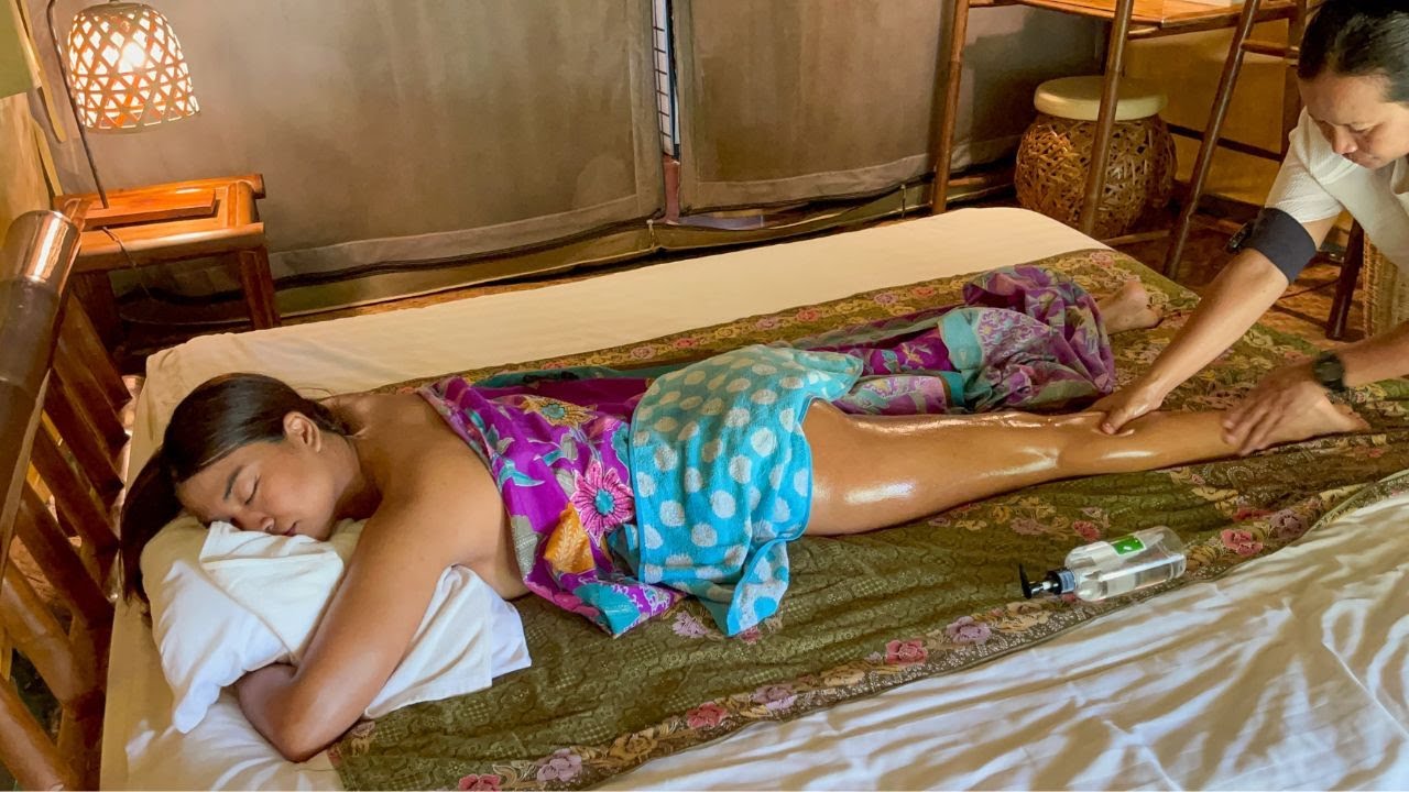 ASMR Oil Massage in a Hidden Thailand Glamping Retreat | Pure Nature Relaxation