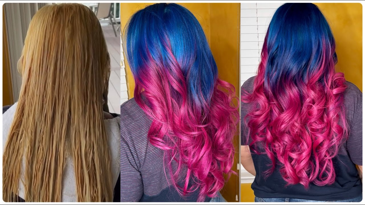 CABELLO AZUL Y ROSADO  / CABELLO FANTASÍA