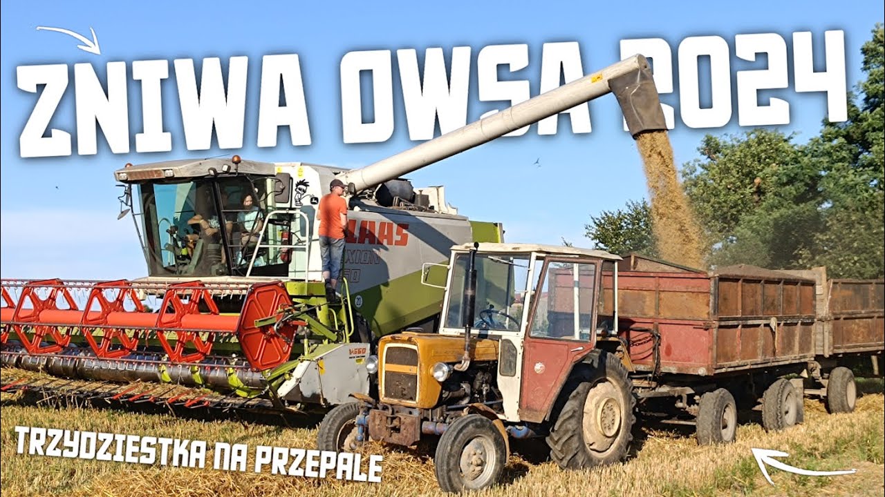 🇵🇱Żniwa 2024?➜Trzydziestka na Przepale?!☆Ursus C-330 & Class Lexion 450?!🔥Daniel12