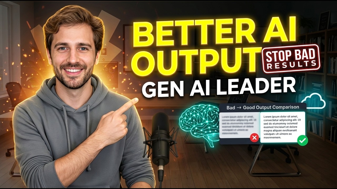 Google Generative AI Leader Certification Questions | Improve Gen AI Model Output Techniques