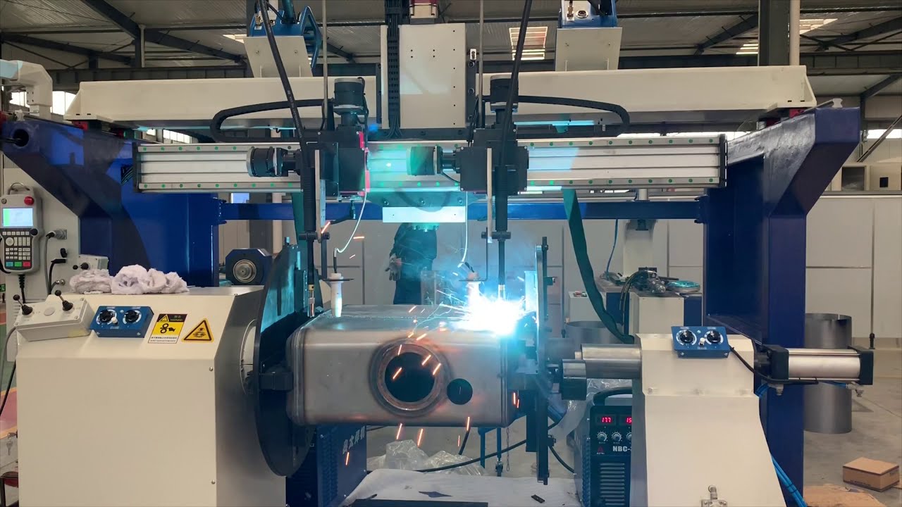 Steel fuel tank MIG automatic welding machine