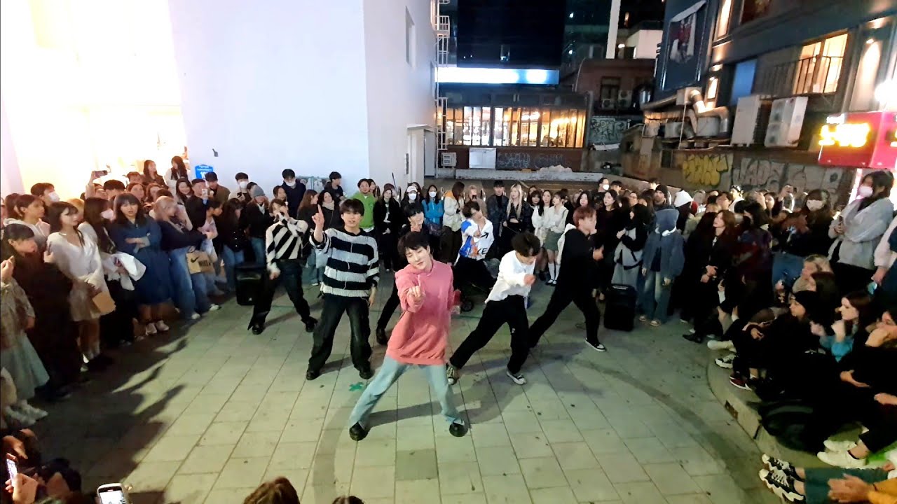 [STREET ARTIST] ANTARES. INTERACTIVE HONGDAE BUSKING (LAST FAREWELL). 230409.