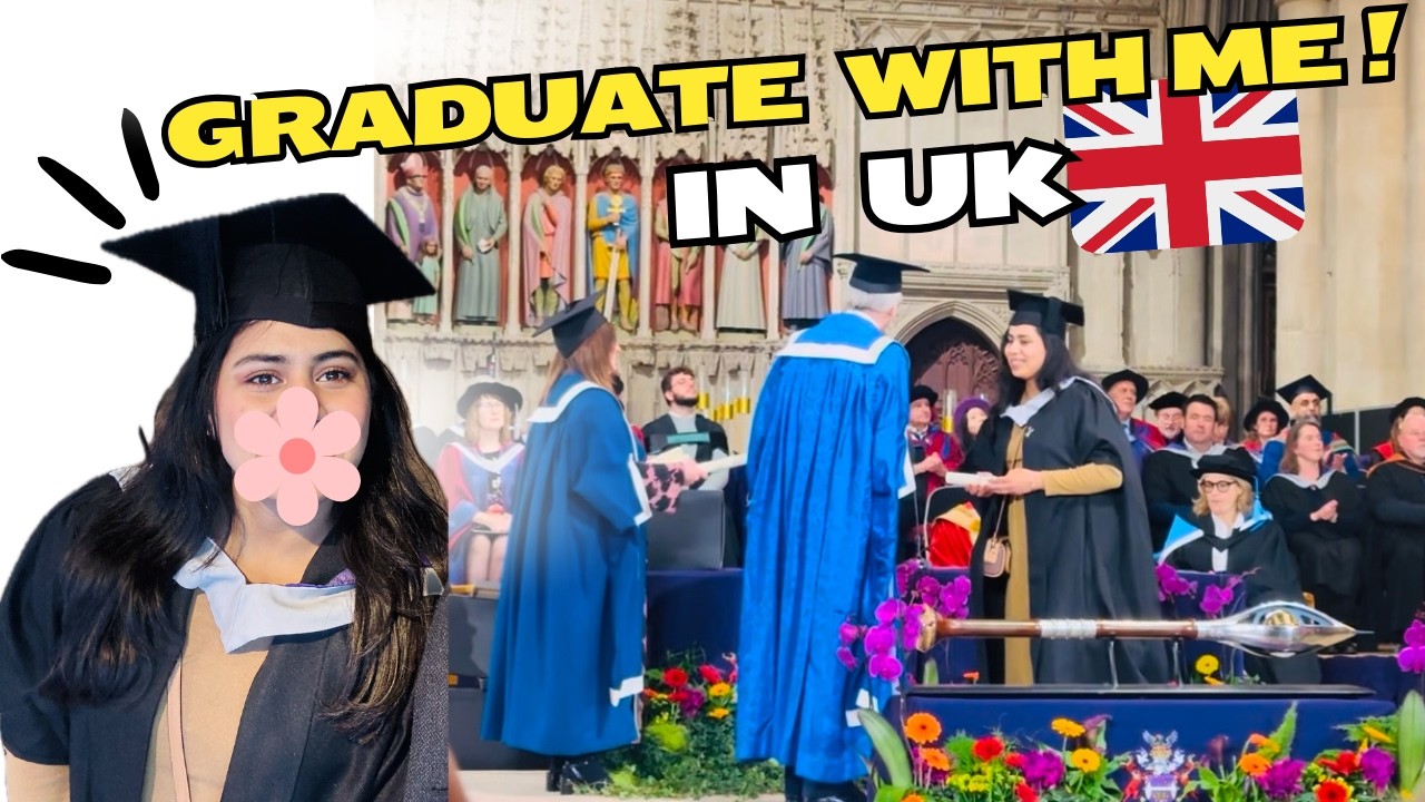 My UK University Graduation Ceremony Was the BEST Experience 🎉🎓 | GRADUATED In the UK