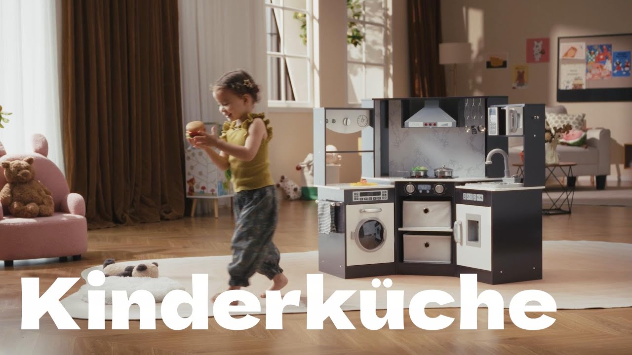 👧🧑 Kleine K&ouml;che aufgepasst &ndash; Unsere stylische Spielk&uuml;che aus Holz ist da!