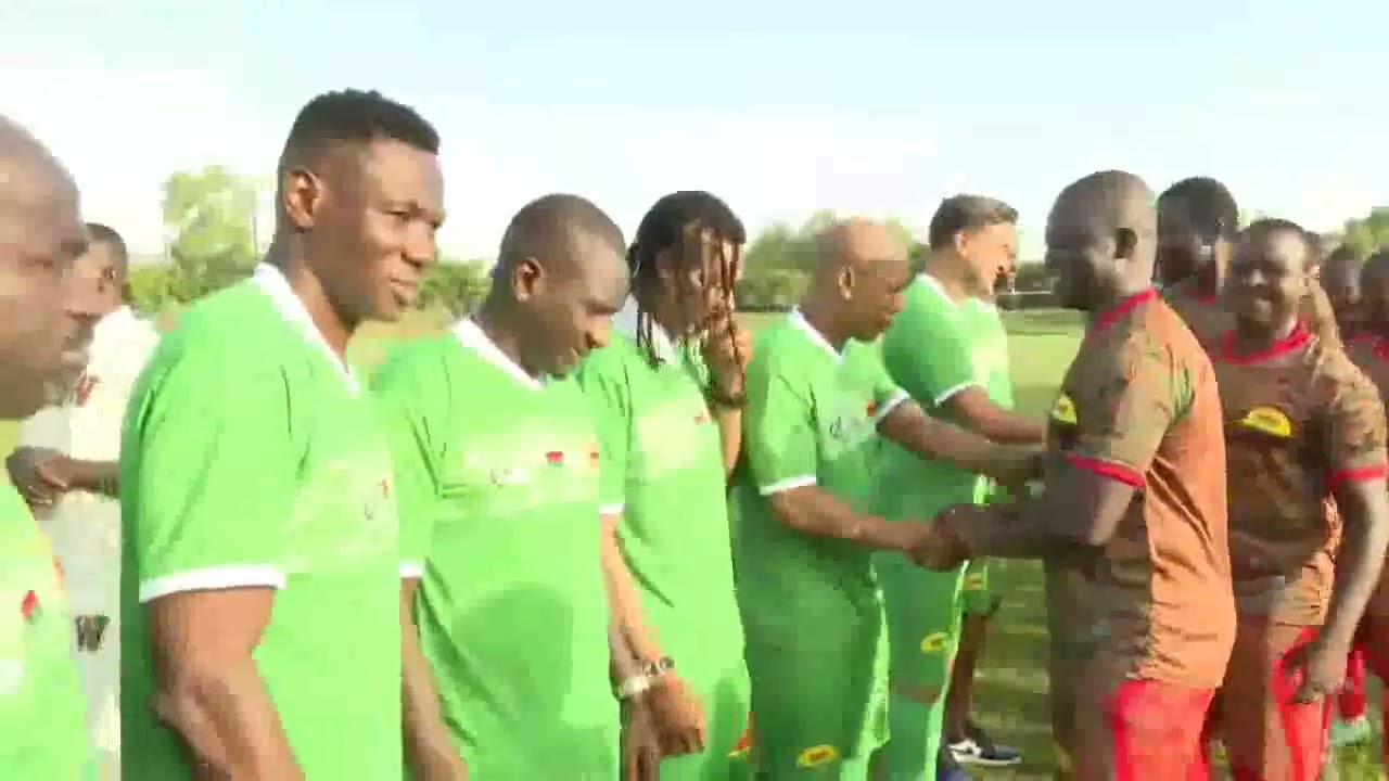 Match de galla du capitaine Ibrahim Traoré et les legendes Africaines. 