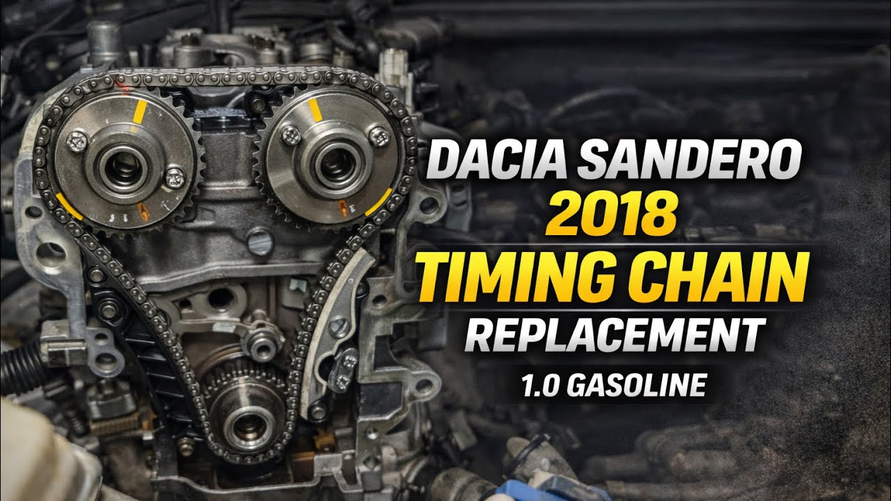 Dacia Sandero 1.0L Gasoline 2018 Timing Chain Replacement