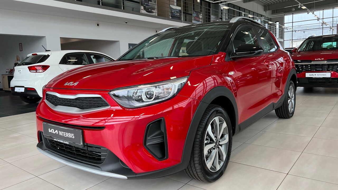 Kia Stonic [1.2 84KM 5MT] wersja M z pakietem SMART | kolor Signal Red z czarnym dachem | 4K