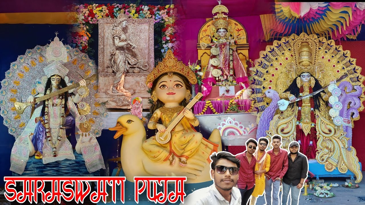 শান্তিপুরের সরস্বতী পুজো পরিক্রমা 2026🌿Santipur Saraswati Puja 2026🪷Saraswati Puja Vlog🥰Nimitta Dey😘