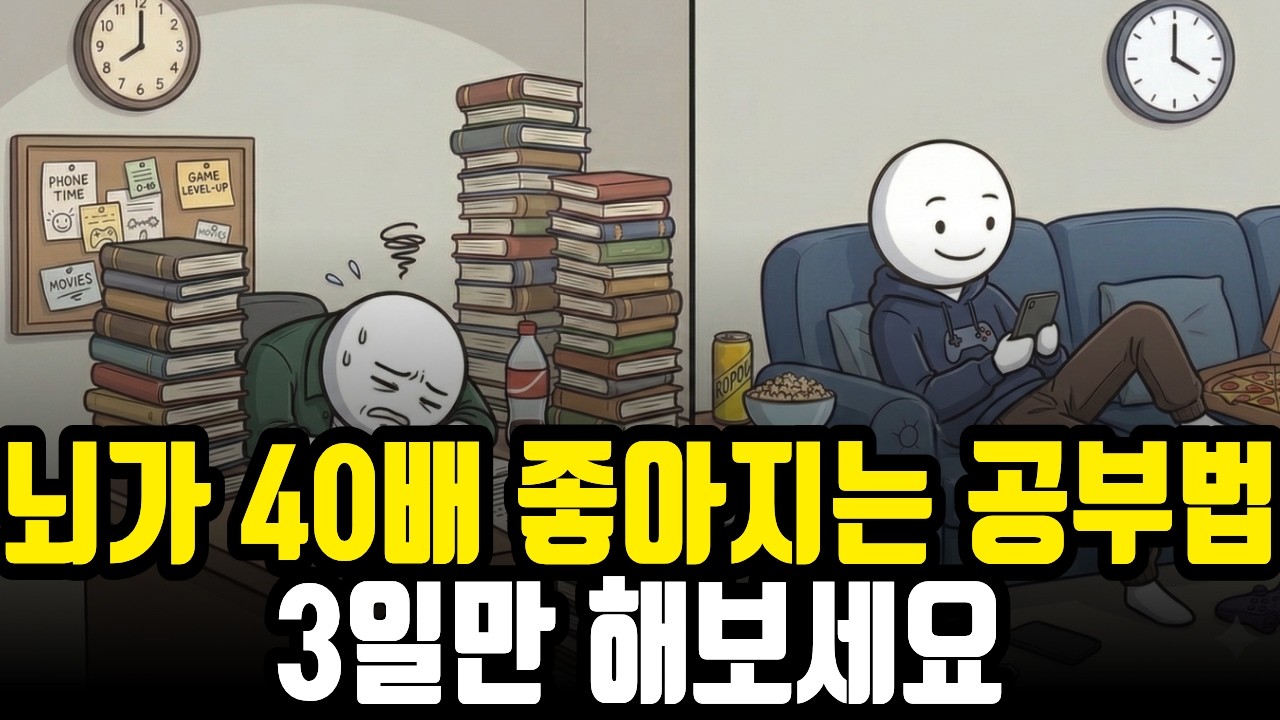 뇌과학이 증명한 '상위 1%' 공부핵심, 이것만 바꾸면 인생이 바뀝니다