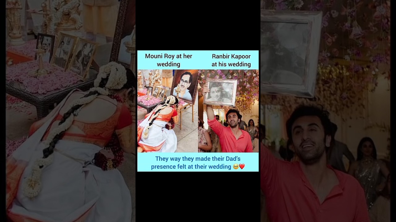 EMOTIONAL WEDDING MOMENT 🥺❤️#ranveerkapoor #mouniroy #bollywood #emotional #viral #shorts #trending