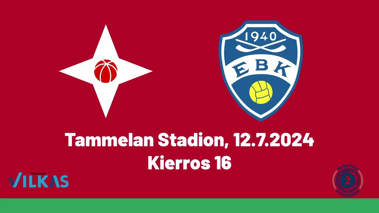 TPV - EBK, Miesten Kakkonen, 12.7.2024. Tammelan Stadion