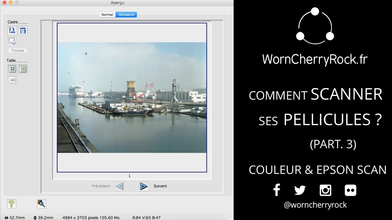 Comment SCANNER ses PELLICULES ? (part. 3) - COULEUR et EPSON SCAN