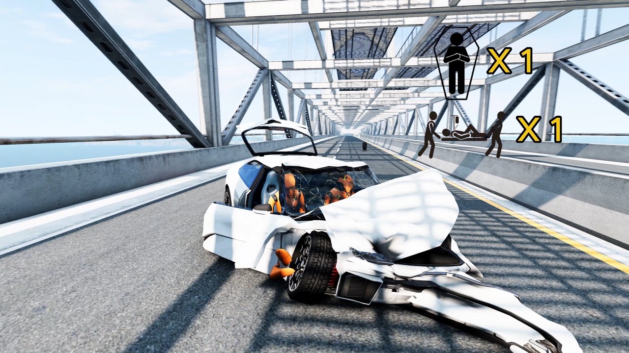 Realistic High-Speed Car Crashes in BeamNG.drive #5 | Ultra Realistic Crash Compilation