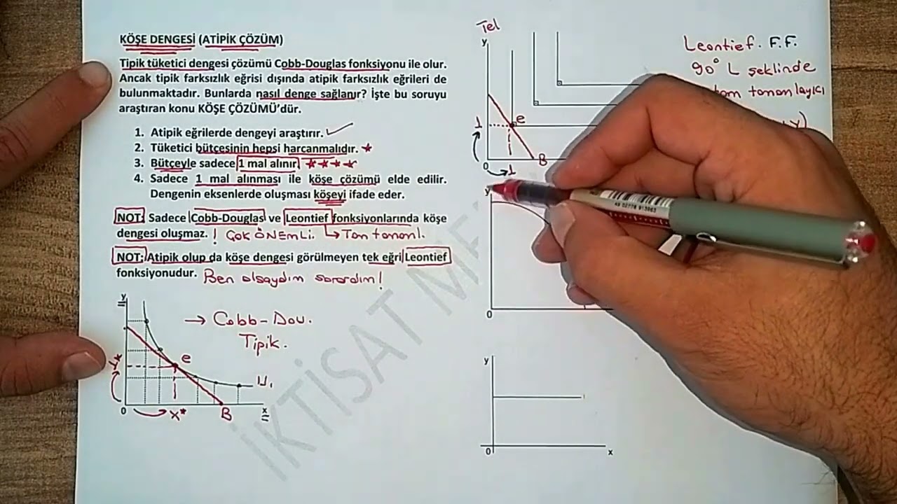 42) KÖŞE DENGESİ ANALİZİ VE ÖRNEK SORU ÇÖZÜMÜ